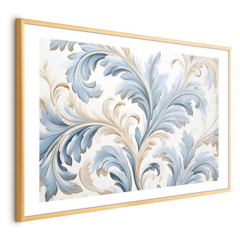 Plakat Artgeist Barokowe pnącze 42x29,7 cm z ramą złotą 1 szt
