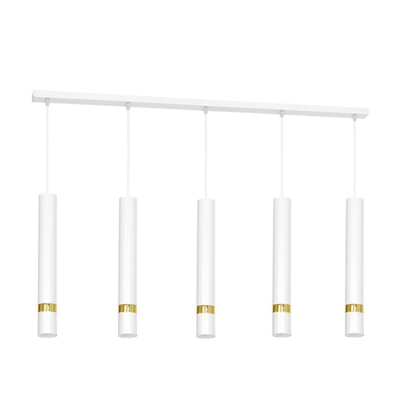 Lampa wisząca Milagro Joker Biały-złoty 5xgu10 1 szt.