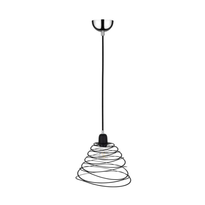 Lampa Wisząca SPOT Light 1xE27 Max.60W Czarny, Minimalistyczny Design od Polskiego Producenta, 1 szt.