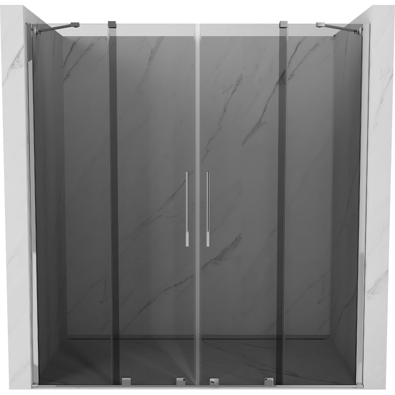 Drzwi prysznicowe przesuwne Mexen Velar grafit 180x200 cm 1 szt.