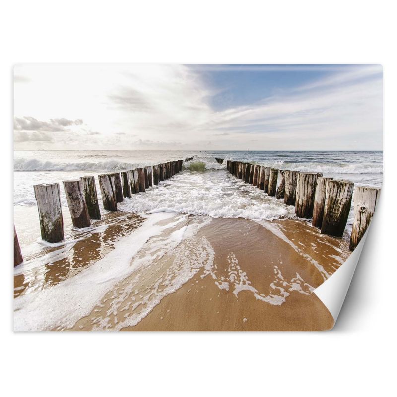 Fototapeta Feeby Falochrony na plaży 368x254 1 szt