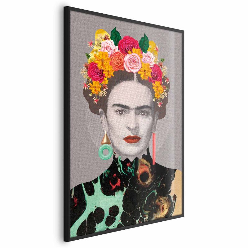 Plakat Artgeist Majestatyczna Frida 60x90 cm z ramą czarną 1 szt