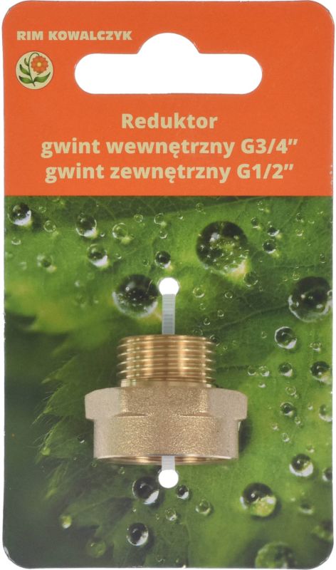 Reduktor mosiężny 1/2"- 3/4"