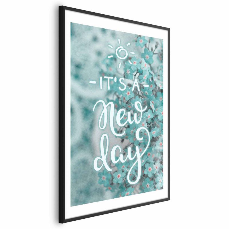 Plakat Artgeist New day 40x60 cm z ramą czarną 1 szt