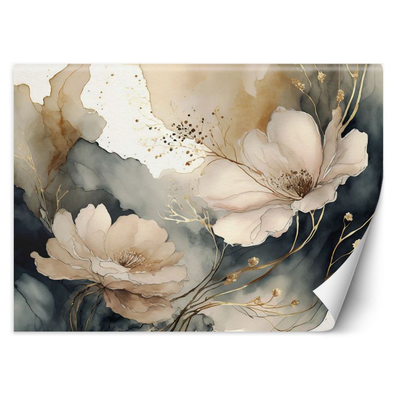 Fototapeta Feeby Kwiaty akwarela abstrakcja 200x140 1 szt