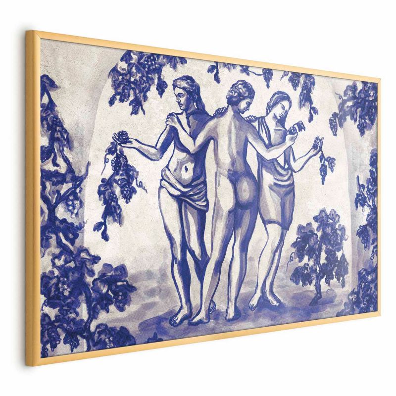 Plakat Artgeist Antyczna winnica 60x40 cm z ramą złotą 1 szt