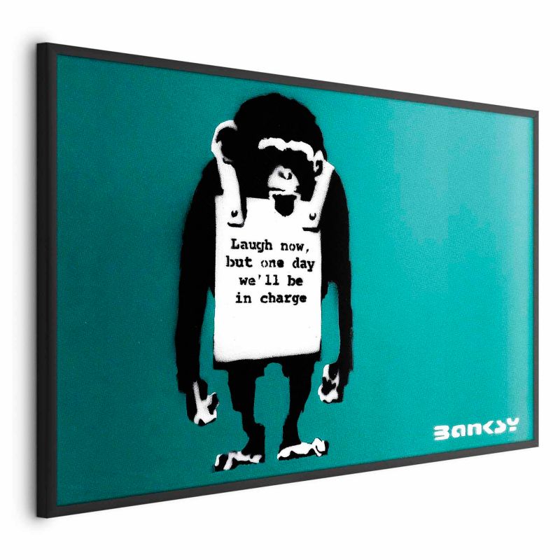 Plakat Artgeist Zła małpa 30x21 cm z ramą czarną 1 szt