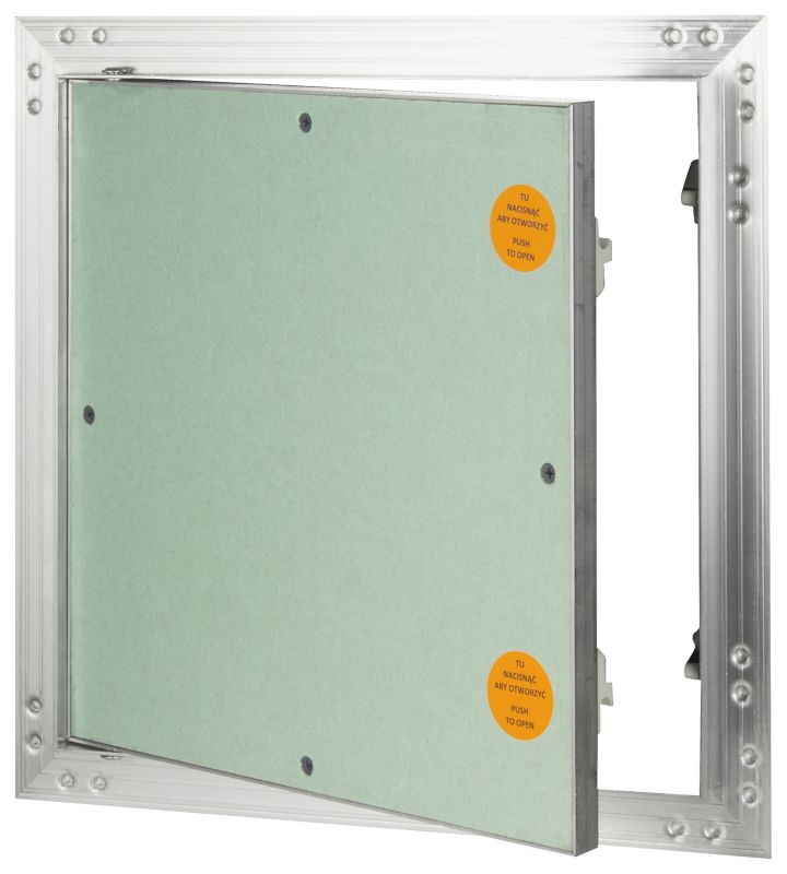 Klapa rewizyjna aluminiowa Diall z płytą g-k 40 x 40 cm