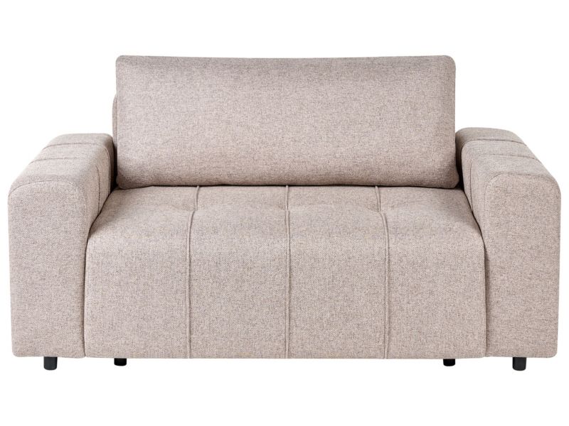 Sofa dwuosobowa Innvik Jasnobrązowy Tkanina 1 szt.