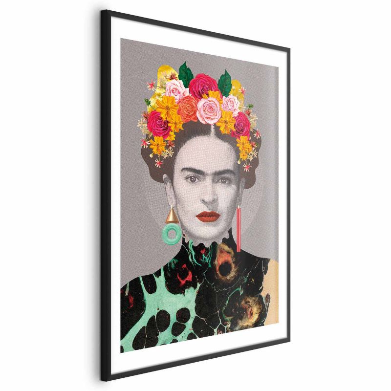 Plakat Artgeist Majestatyczna Frida 60x90 cm z ramą czarną 1 szt