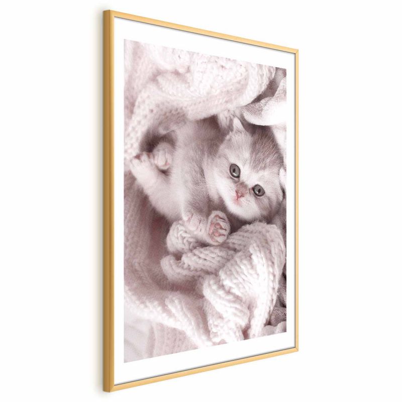 Plakat Artgeist Miłośnik wypoczynku 29,7x42 cm z ramą złotą 1 szt