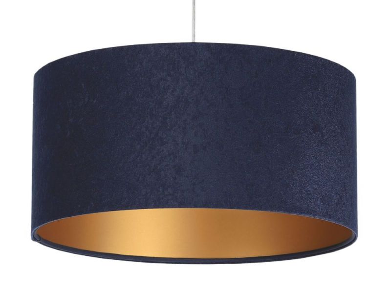 Lampa Bps Koncept wisząca HOME 40 granatowa/złota 1 szt