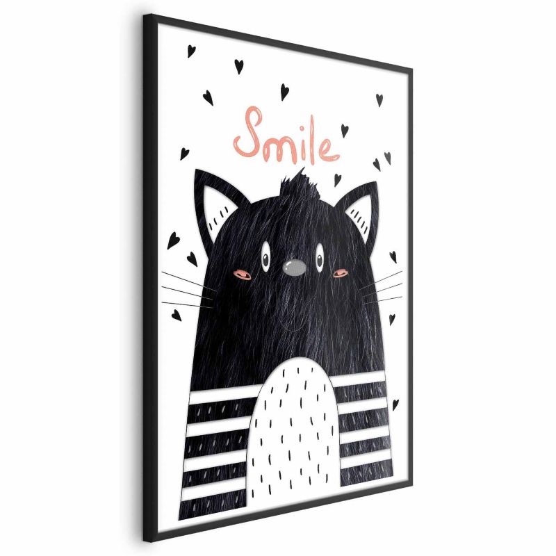 Plakat Artgeist Smile 40x60 cm z ramą czarną 1 szt
