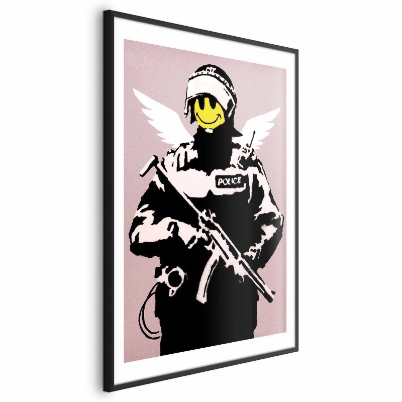 Plakat Artgeist Policjant 60x90 cm z ramą czarną 1 szt