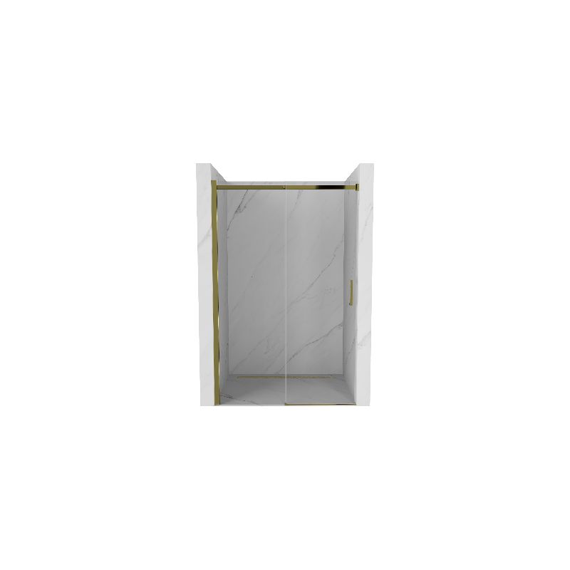 Drzwi prysznicowe Mexen Omega transparent złote 100x190 cm 1 szt.
