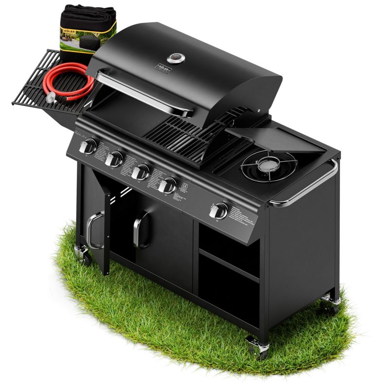 Grill Gazowy Koler Relish V3 16kW czarny 1 szt.