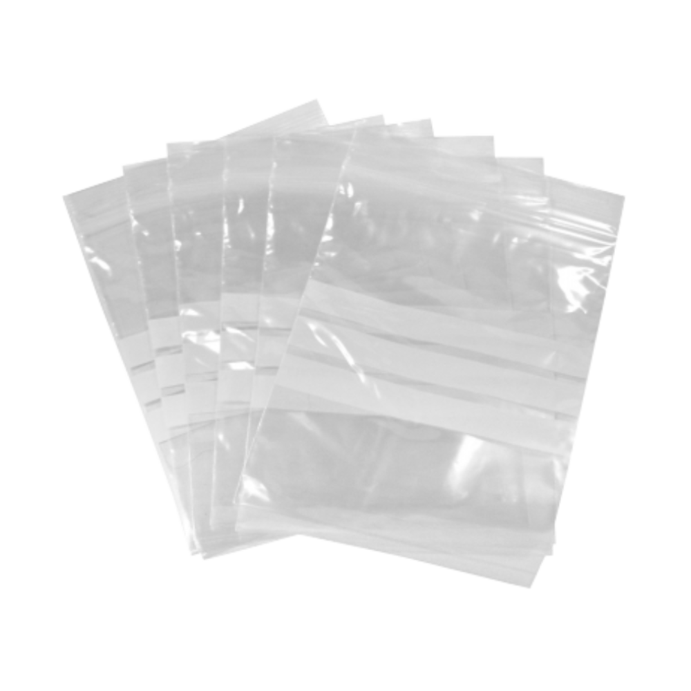 Woreczki Strunowe z Polem Do Opisu 100szt - Różne Rozmiary 120X180MM - Opakowania.Online