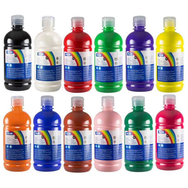 FARBA TEMPERA 1L BRĄZOWA