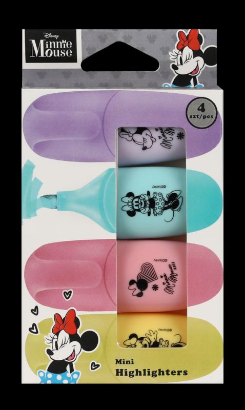 DISNEY FASHION - ZAKREŚLACZE MINI SZT. MIX /MINNIE MOUSE