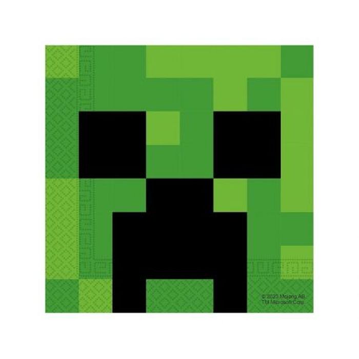 Serwetki papierowe Minecraft, 33x33 cm, 20 sztuk Godan