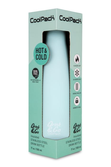 CoolPack Bidon metalowy 500ml Powder Mint