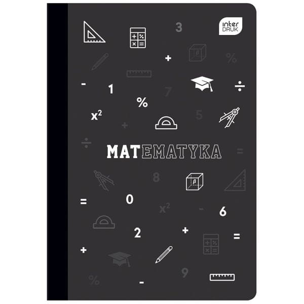 Zeszyt do matematyki PP, 60 kartek, kratka, A5, Interdruk