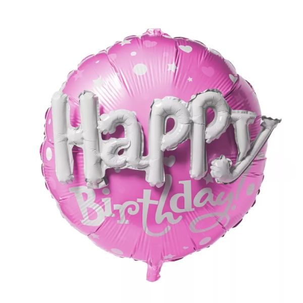 BALON HAPPY 3KOL MIX róż żółty niebieski