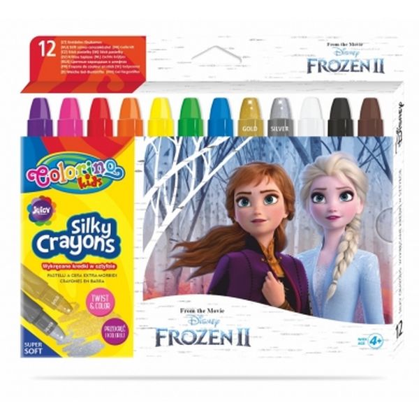 DISNEY KIDS COLORINO - KREDKI ŚWIECOWE ŻELOWE WYKRĘCANE W SZTYFCIE /