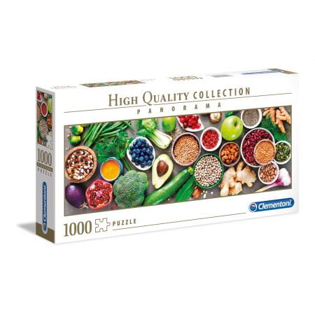 Clementoni Puzzle 1000 Panorama Healthy Veggie