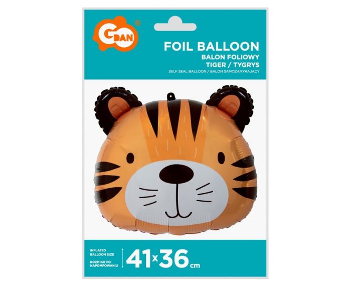 Balon foliowy Tygrys 41 cm Godan