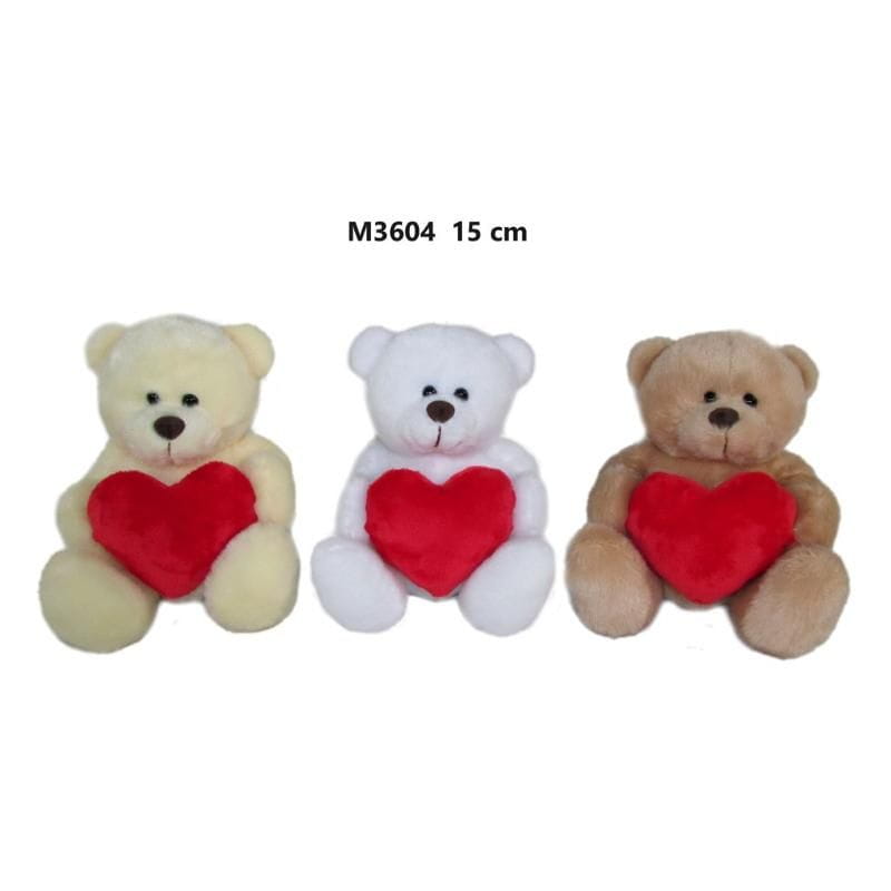 MIŚ Z SERCEM 3 KOL 16CM* 159373 W