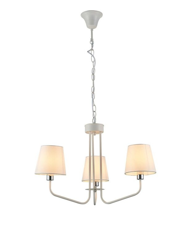 Żyrandol biały lampa 3xE14 York Ledea