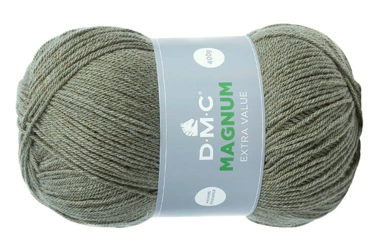 włóczka MAGNUM DMC kol. 934 / khaki 400gr