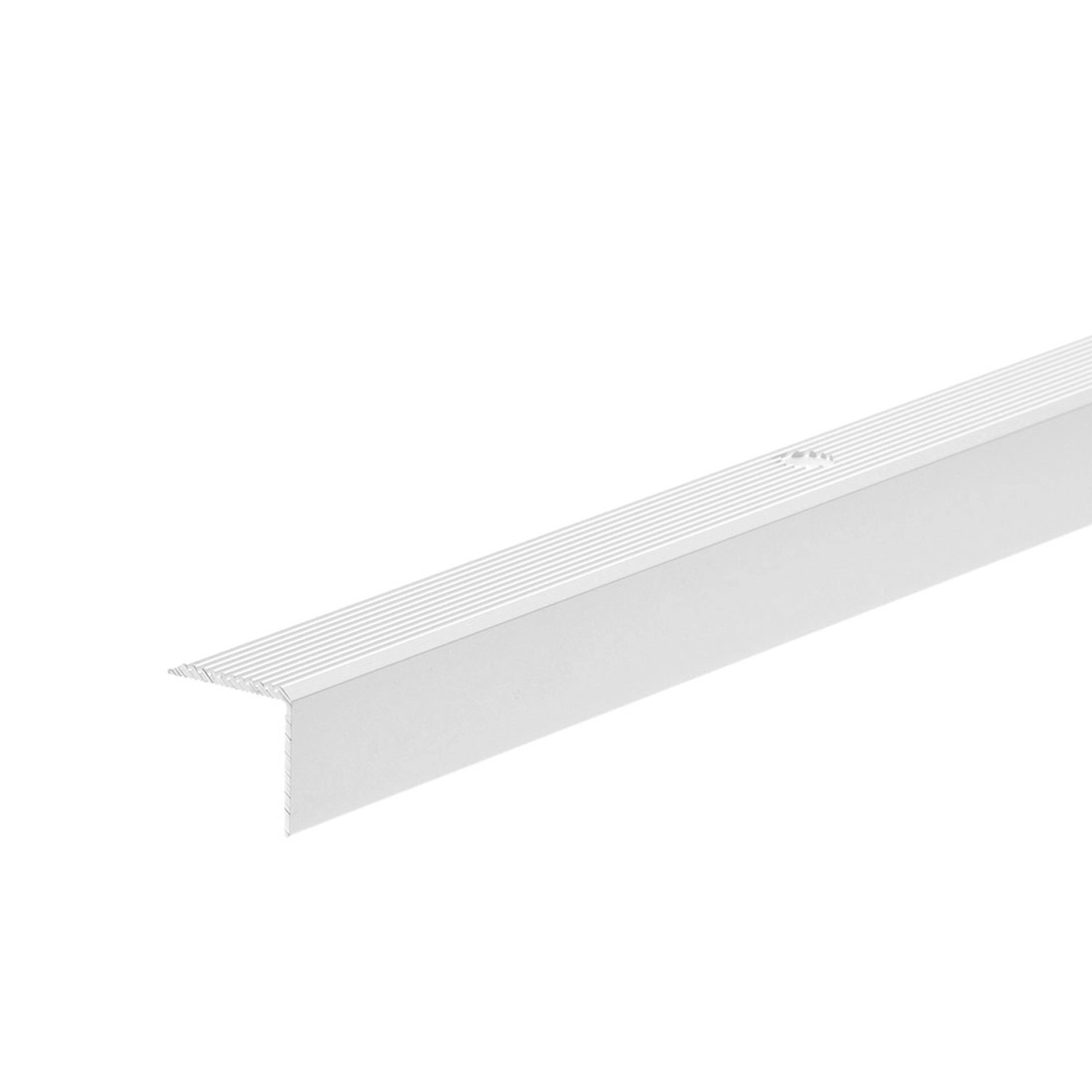 Cezar Profil schodowy aluminiowy 20x20 mm 1 m srebrny