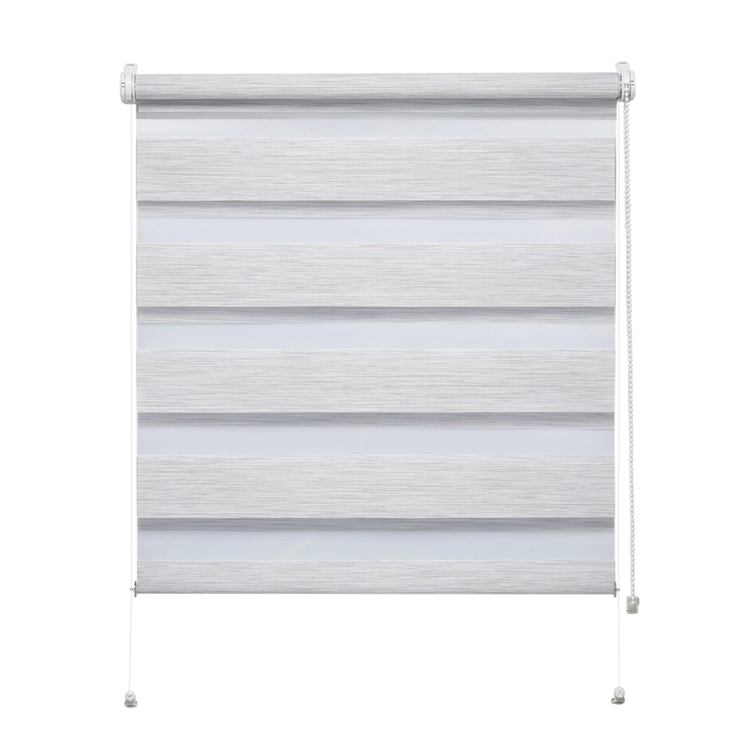 Mini roleta ZEBRA SILK Dzień/Noc stalowa 68 cm x 140 cm