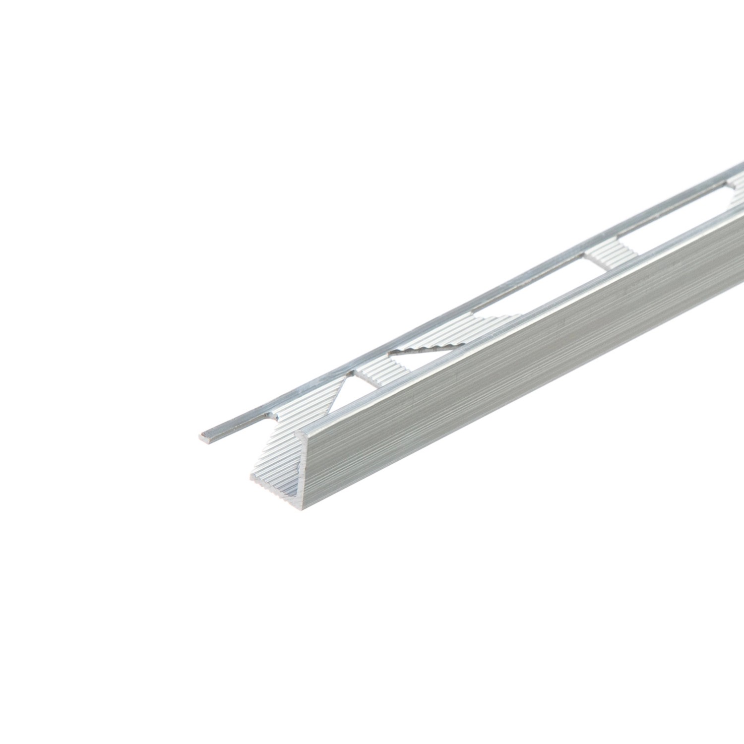 Cezar Profil aluminiowy do glazury narożny naturalny 10x1x2000 mm
