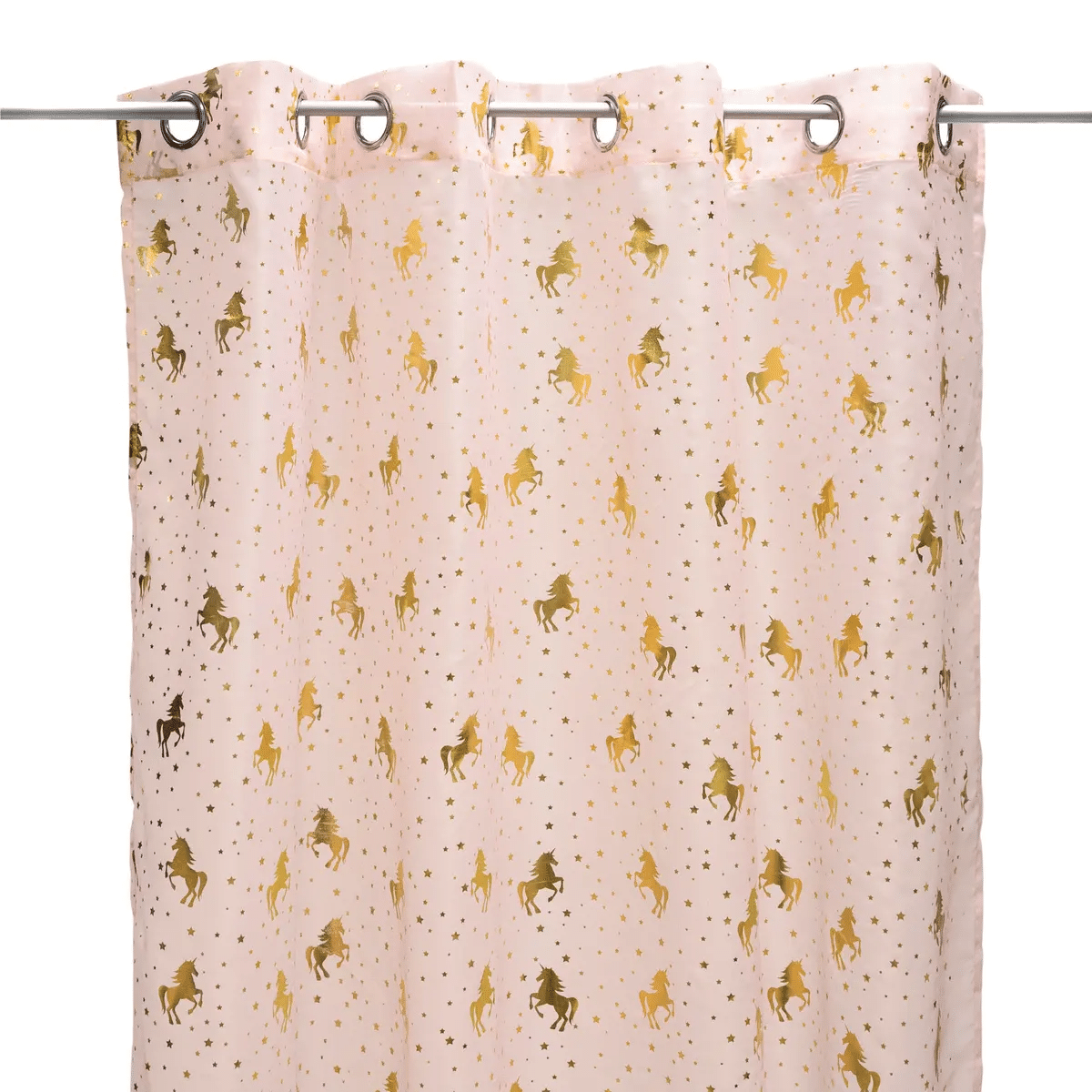 Zasłony do Pokoju dziecka różowe w Jednorożce 250x140cm DB