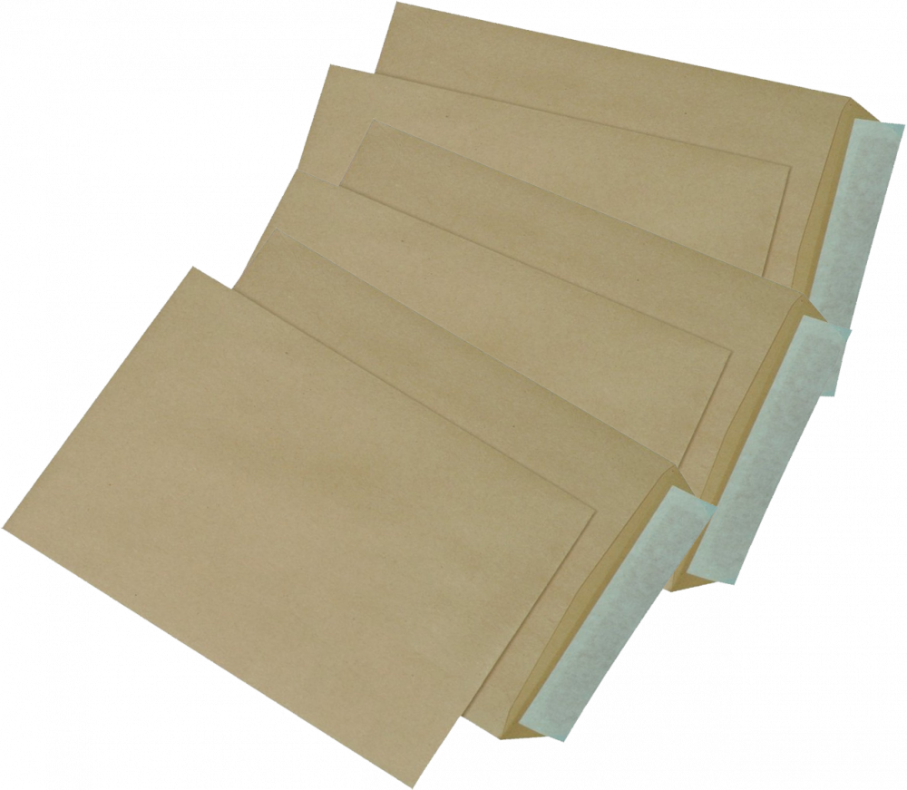5x Koperta standardowa NC, C5, z paskiem HK, 50 sztuk, brązowy