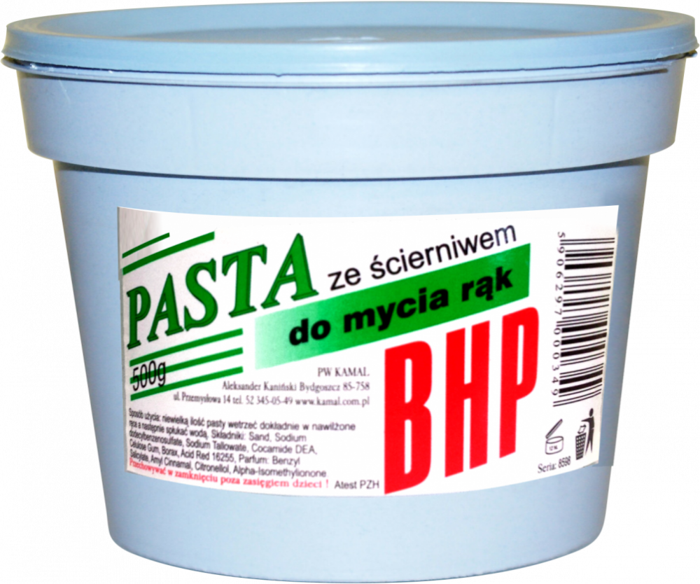 Pasta do rąk Cluo, ze ścierniwem, 500g