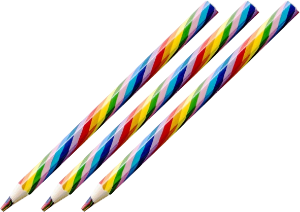3x Kredka tęczowa Strigo SSC040, wielokolorowa