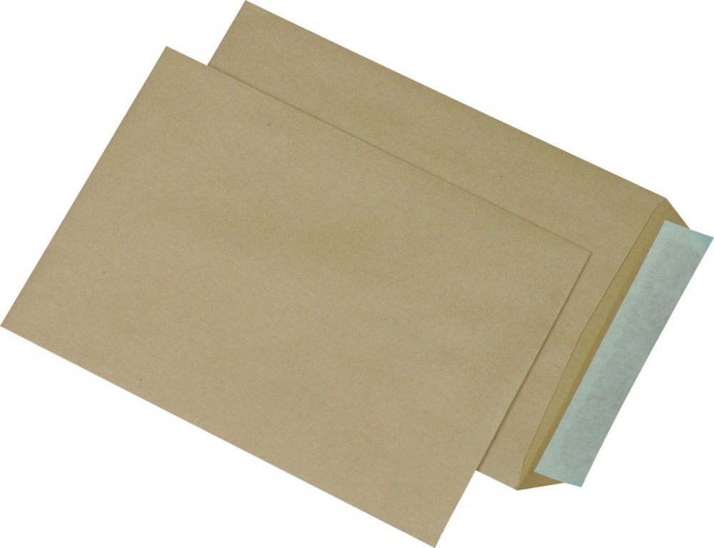 Koperta standardowa NC, C5, z paskiem HK, 50 sztuk, brązowy