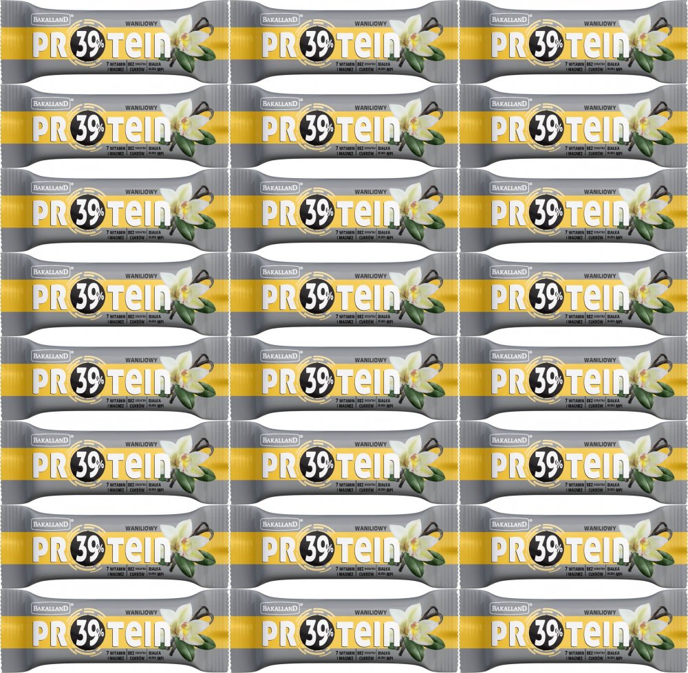 24x Baton proteinowy Bakalland, waniliowy, 35g