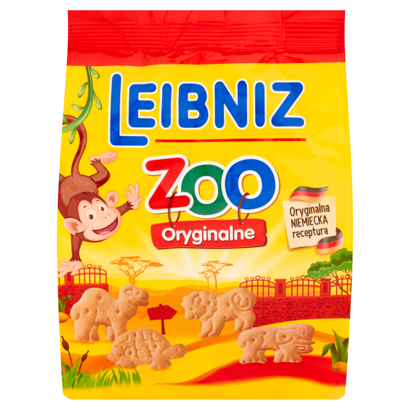 Herbatniki Leibniz Zoo Original, maślany, 100g