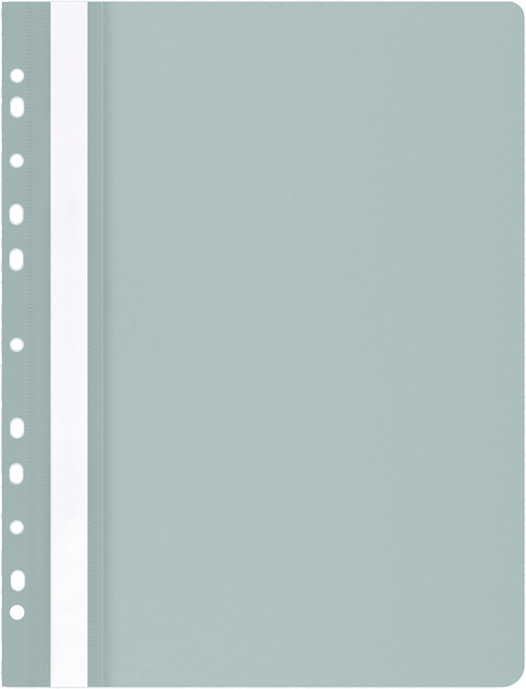 Skoroszyt plastikowy oczkowy Office Products, A4, do 200 kartek, szary