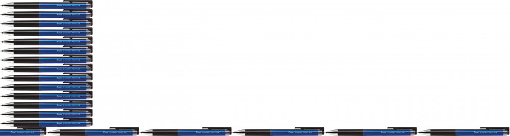24x Długopis żelowy Pilot, Synergy Point, 0.5mm, niebieski