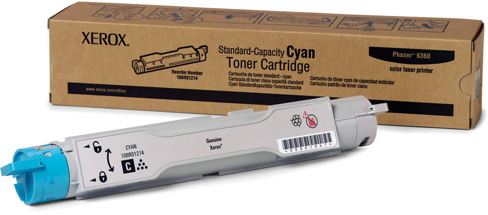 Toner Xerox (106R01214), 5000 stron, cyan (błękitny)