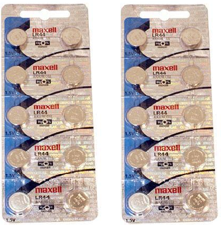 2x Bateria alkaliczna Maxell LR44, 10 sztuk