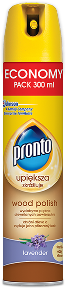 Spray do pielęgnacji mebli Pronto Lavender, 300ml