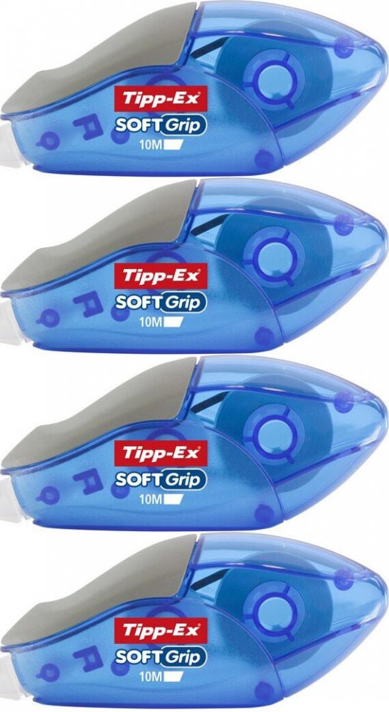 4x Korektor w taśmie Tipp-Ex Soft Grip, 4.2mmx10m