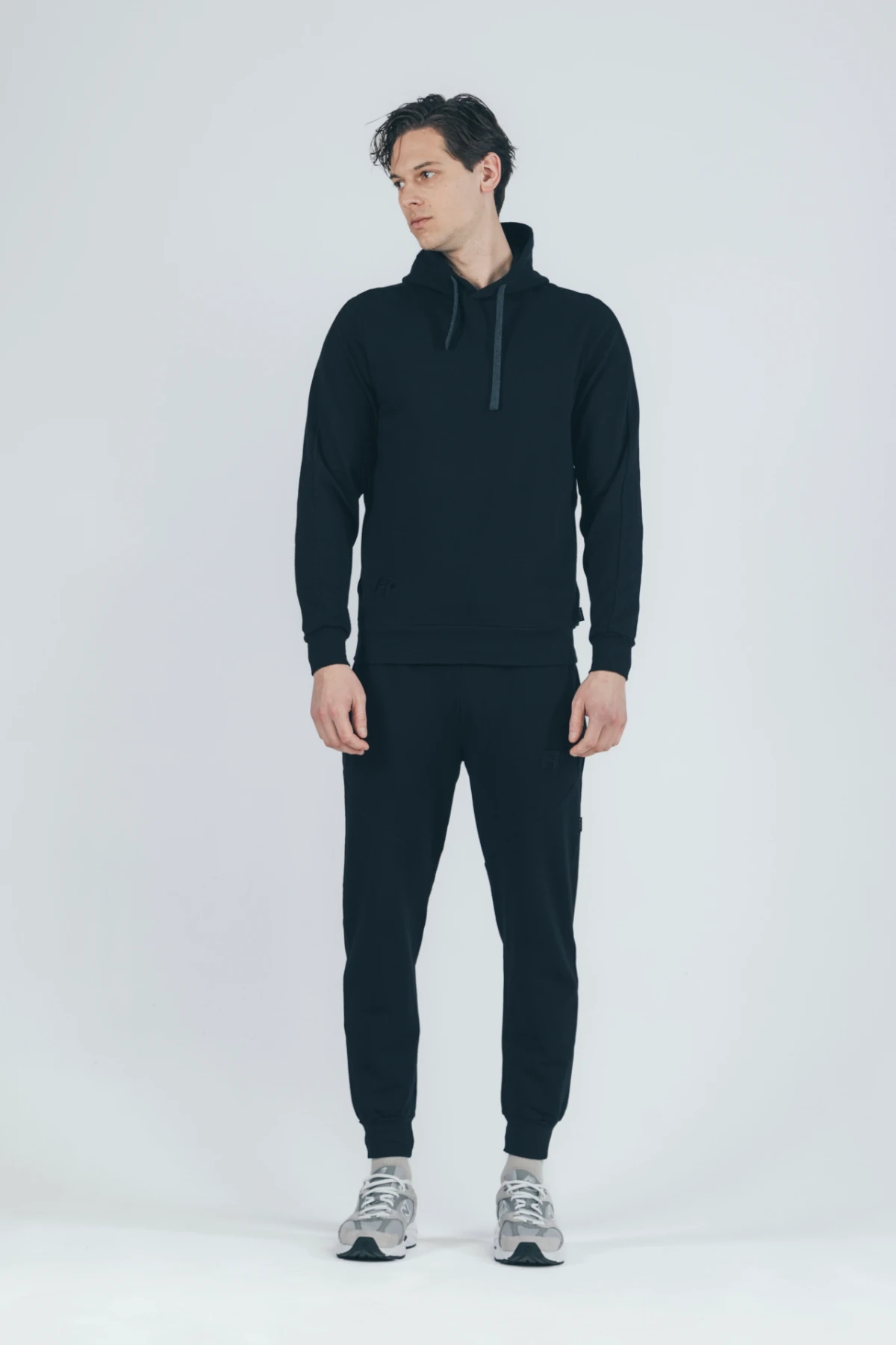 Bluza z kapturem R-GOL Loose - Czarny